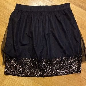 Mossimo | Sequin Tulle Mini Skirt